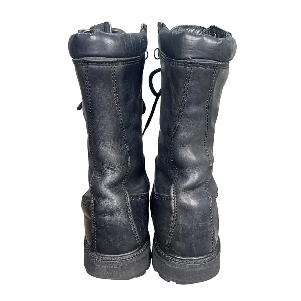 Vintage Matterhorn 1949 Black Insulated GoreTex Combat Field Boots Size 9 R